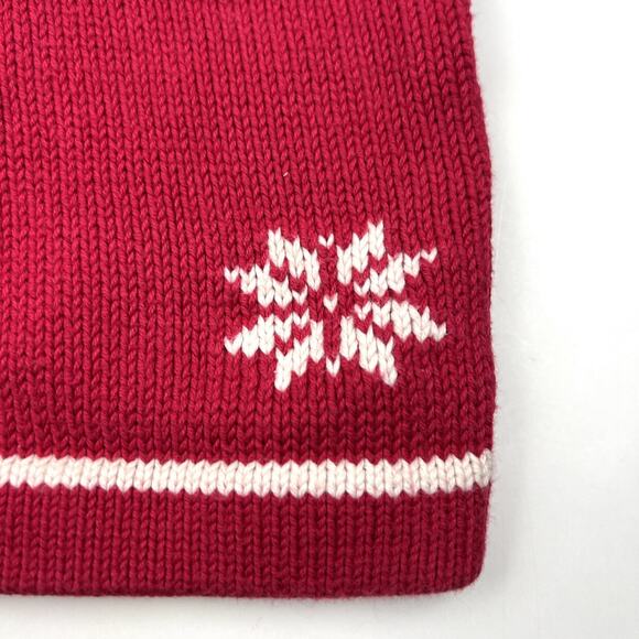 Hanna Andersson Red Holiday Snowflake Sweater - Picture 2 of 5